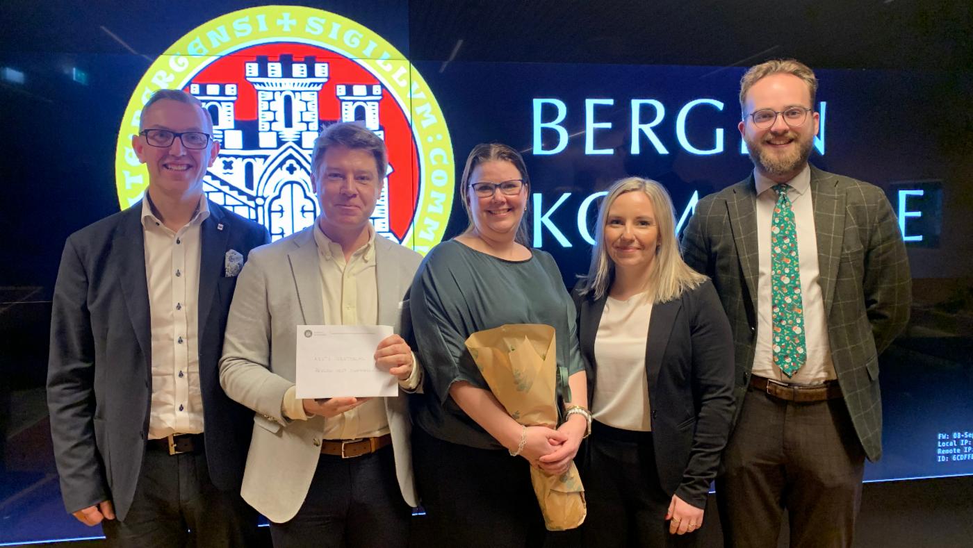 Årets idrettslag i 2024 ble Bergen Vest svømmeklubb
Foto: Bergen Kommune ved\Katarina Lunde