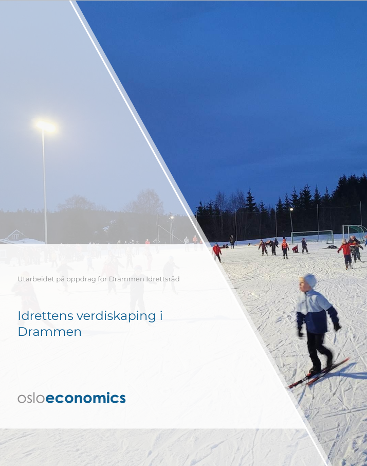 Oslo Economics har analysert idrettens verdiskapning i Drammen