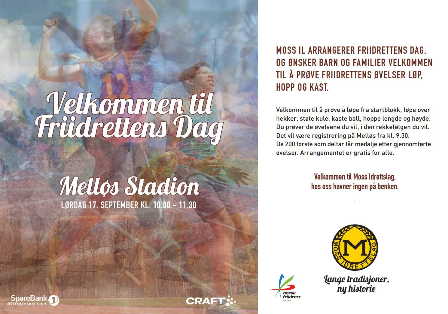 Moss IL arrangerer friidrettens dag!